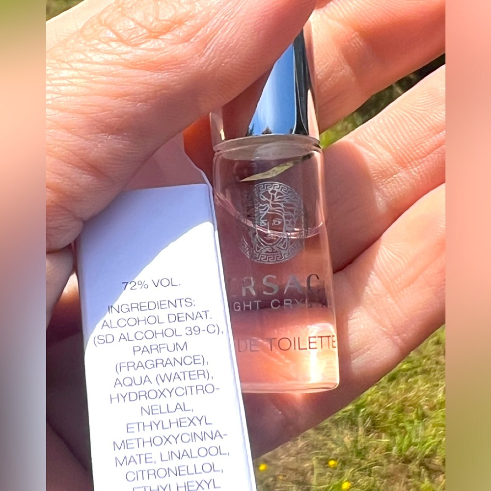 Versace Bright Crystal Eau de Toilette Mini Deluxe Rollerball NIB